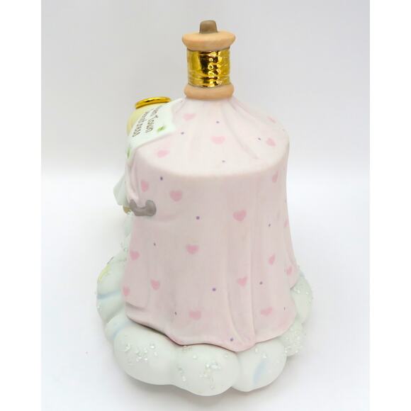 Precious Moments We All Needle Little Love 879606 Golden Town Seamstress 2002 - Picture 5 of 13